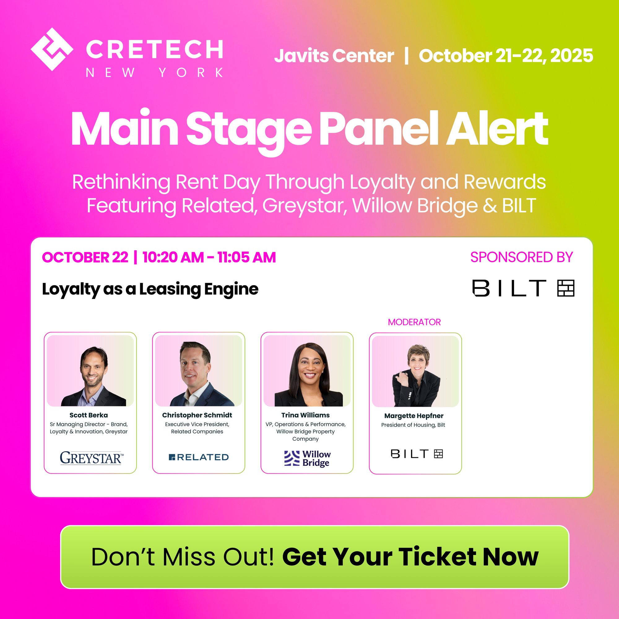 Bilt Panel Announcement