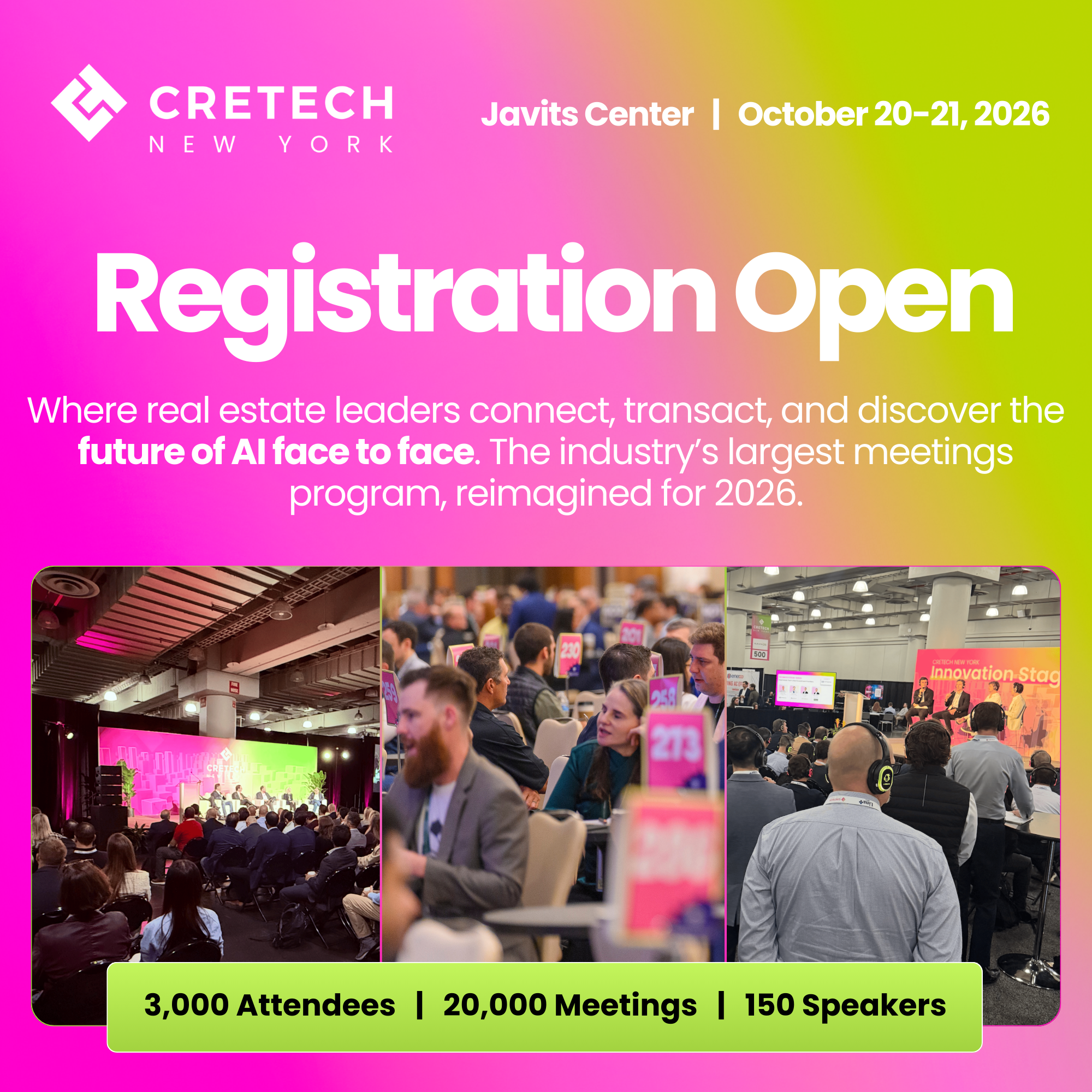 Registration now open