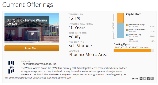 crowdstreet current offerings